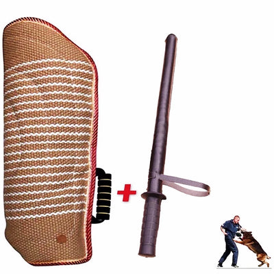 Manchon Mordant Jute Toile Dressage Gros Chien
