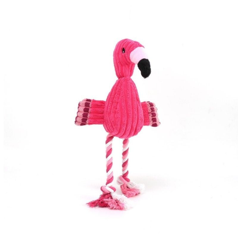 Peluche flamand rose pour chien - Gros-Chien.com