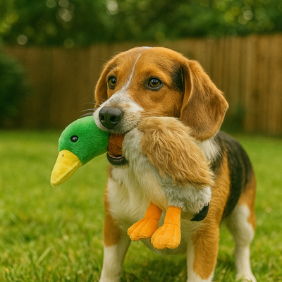 https://cdn.shopify.com/s/files/1/0763/9767/4819/files/Jouet_canard_pour_chien_de_chasse_dans_un_jardin.png?v=1746200657