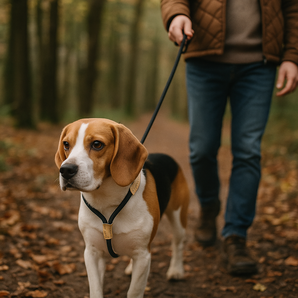 Laisse Lasso Réglable Cuir Gros Chien