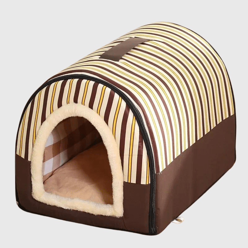 https://cdn.shopify.com/s/files/1/0763/9767/4819/files/Niche_d_interieur_pour_chien_marron_traits_chiot_qui_dort_dedans.png?v=1744297333