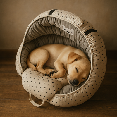 https://cdn.shopify.com/s/files/1/0763/9767/4819/files/Panier_igloo_pour_chien_avec_chiot_dedans.png?v=1747918903