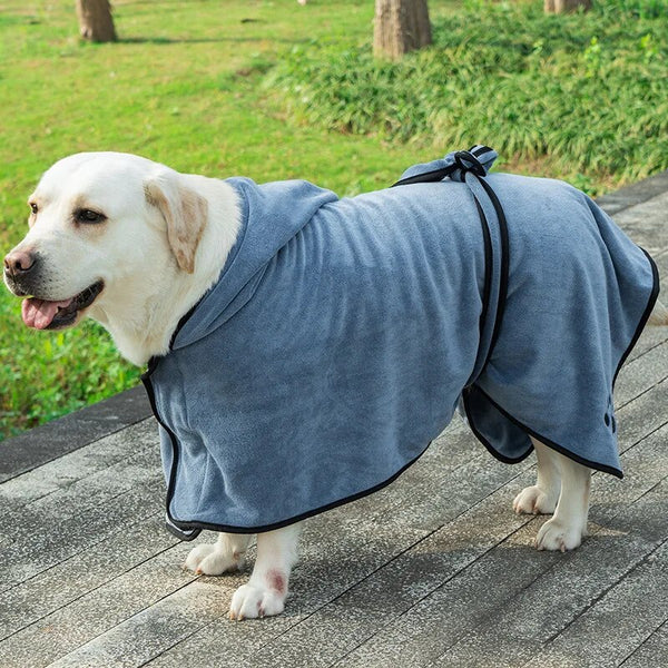 Peignoir de bain super absorbant pour ateurs de chiens et Peignoir de bain super absorbant pour ateurs de chiens et