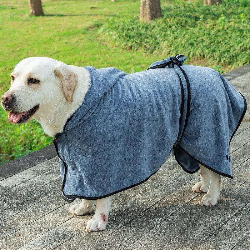 Peignoir chien ultra absorbant - Gros-Chien.com