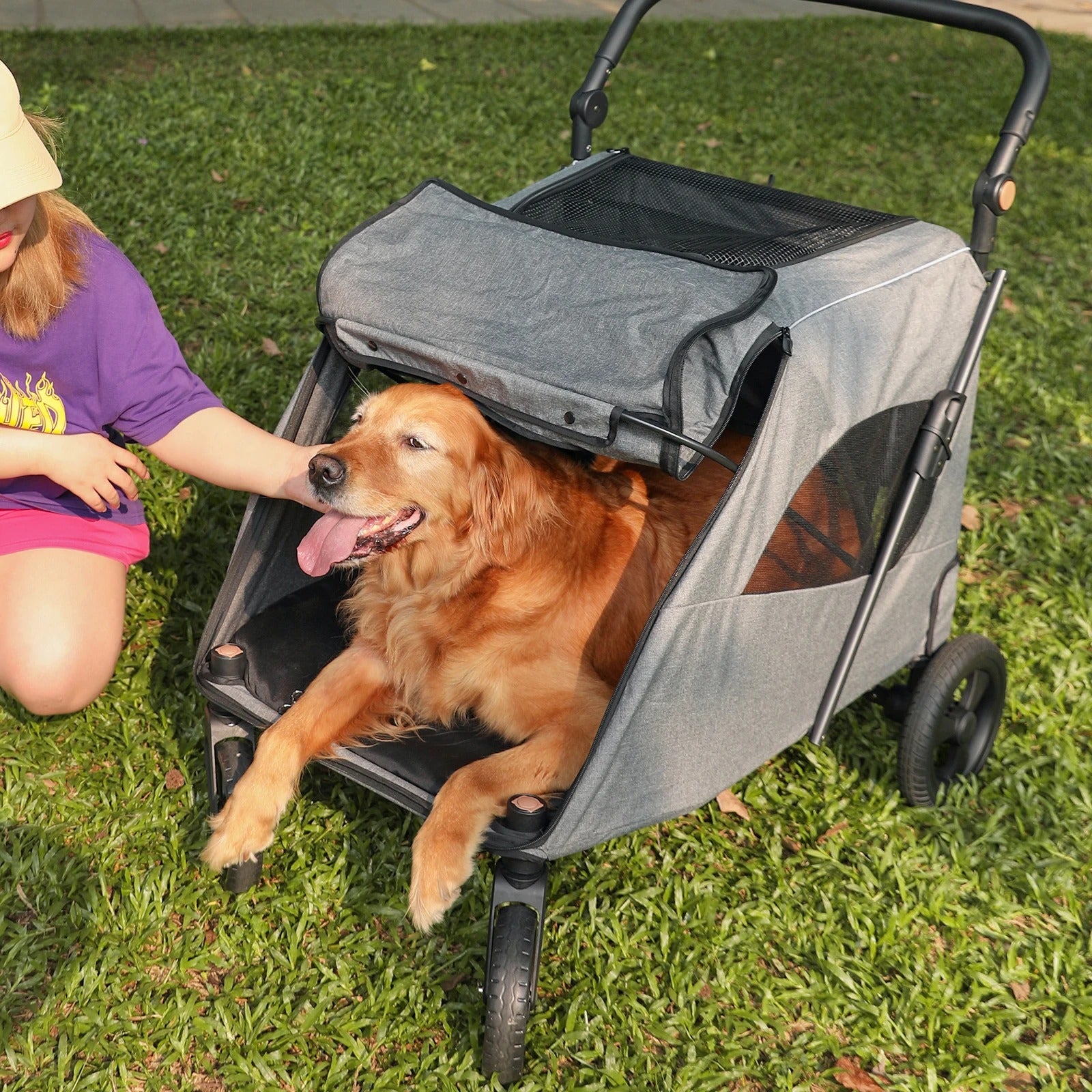 Poussette pour chien 50kg