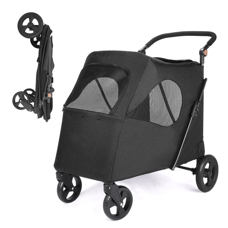 Poussette pour chien grande taille