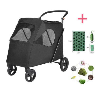 Poussette pour chien grande taille