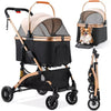 Poussette pour chien grosse roue