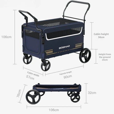 Poussette pour chien handicapé