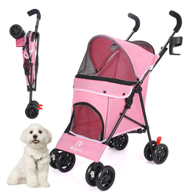 Poussette pour chien yorkshire