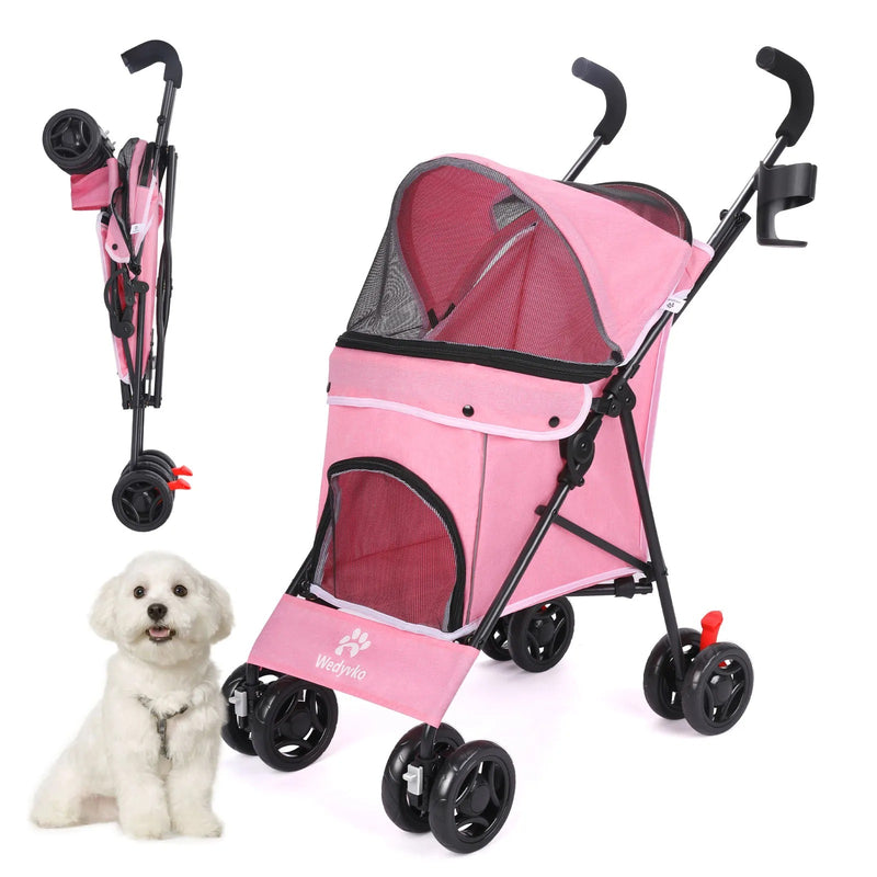Poussette pour chien yorkshire