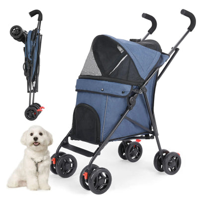 Poussette pour chien yorkshire