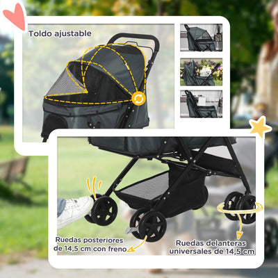 Poussette pour petit chien