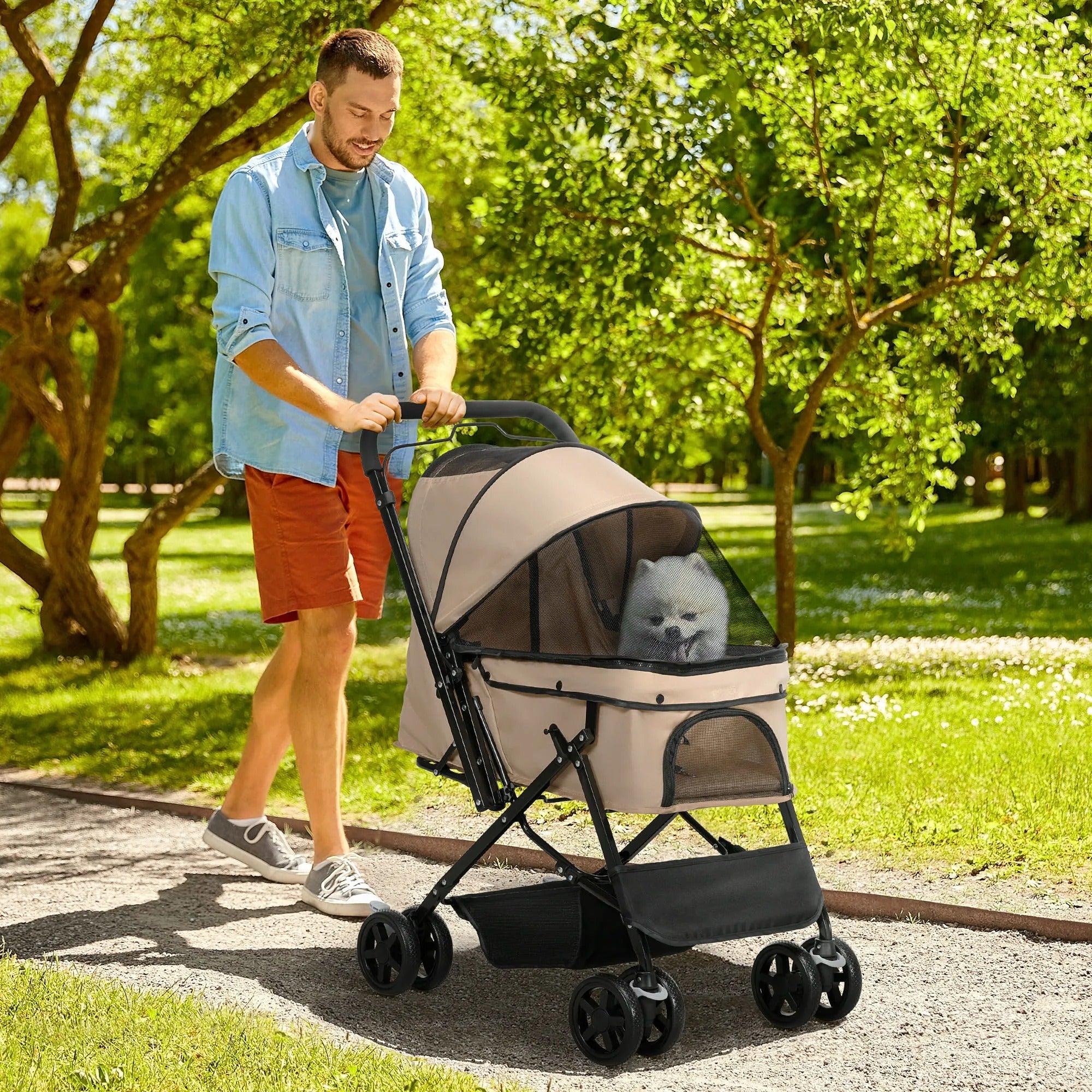 Poussette pour petit chien