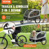 Remorque vélo chien pliable