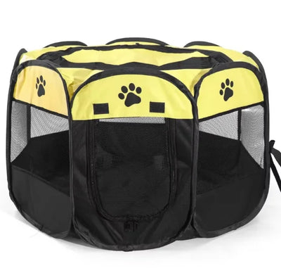 Tente pour Chien Octogonale Niche Pliable Montage Rapide