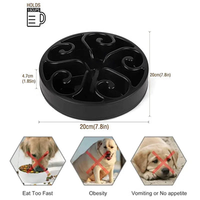 Gamelle Anti-Glouton Grande Taille 30 cm ou 20 cm Gros Chien