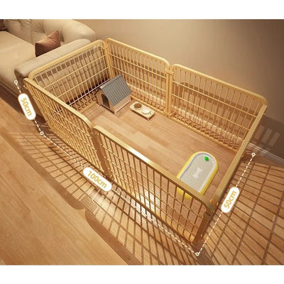 Enclos Modulable pour Chien d'Intérieur Haut et Robuste