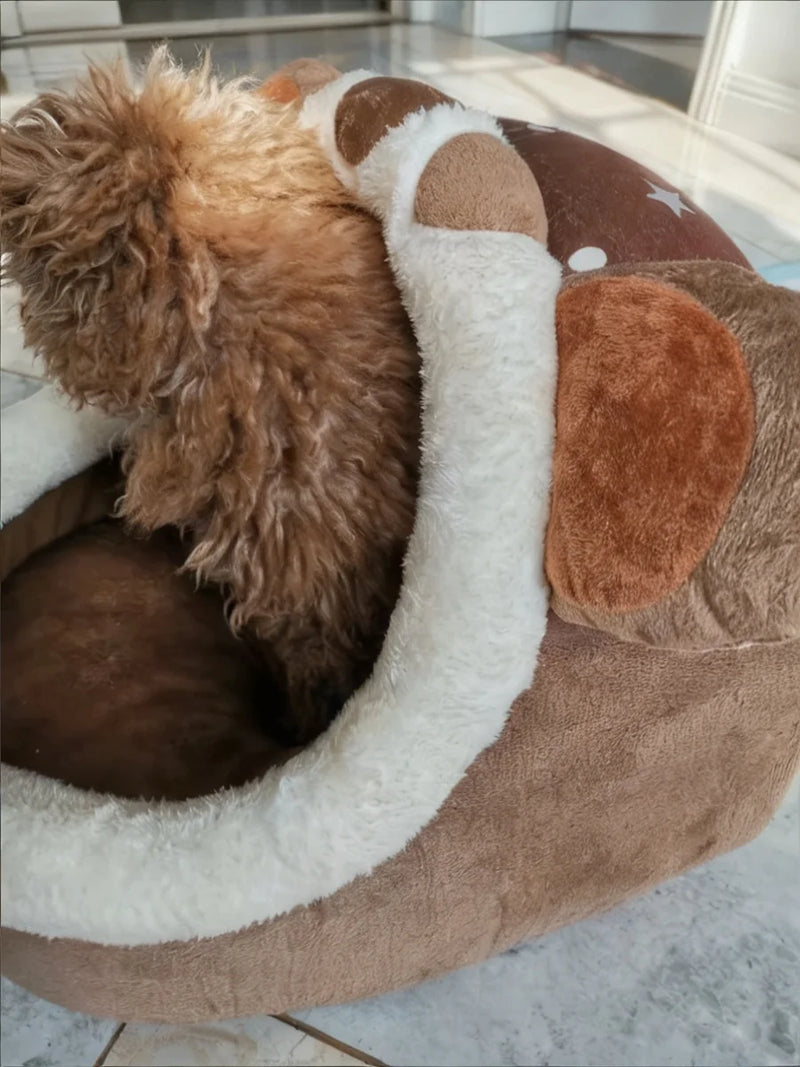 Lit Cave Douillet pour Petit Chien