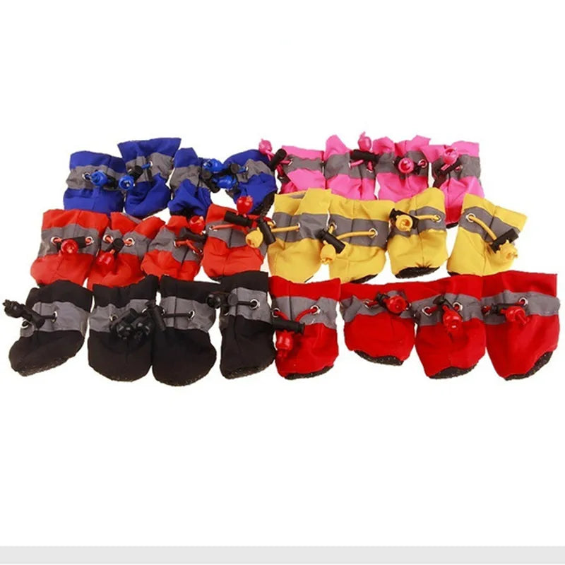 Chaussures Imperméables Pluie Chien Antidérapantes