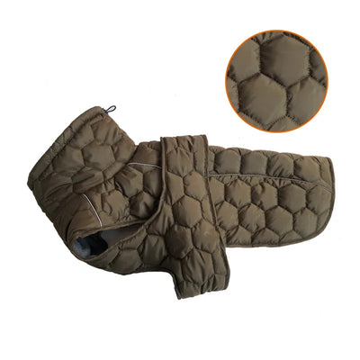 Manteau Épais Réfléchissant Doublé Polaire Lévrier Whippet