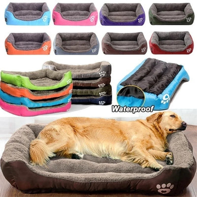 Panier pour Chien Polaire Bords Rembourrés Jusqu'à 95 cm