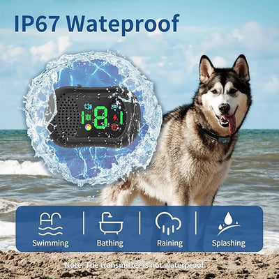 Collier Électrique de Dressage 1500 m Appel Vocal IP67 Chien