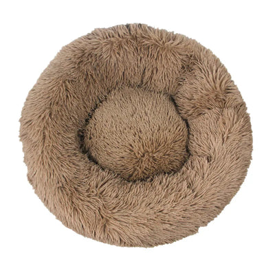 Panier Rond Donut Fibre Longue pour Chien 40 à 110 cm