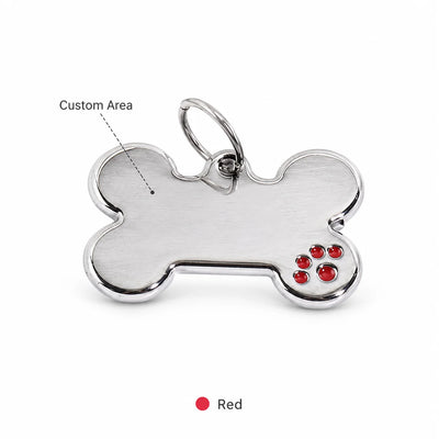 Médaille Gravée en Os à Griffes pour Chien