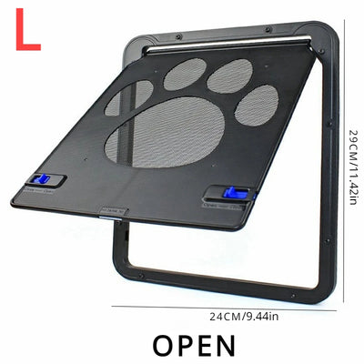 Porte pour Chien Moustiquaire Patte Verrouillable 37 x 41 cm