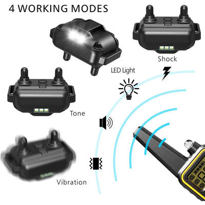 Collier Anti-Aboiement Électrique Gros Chien Télécommande