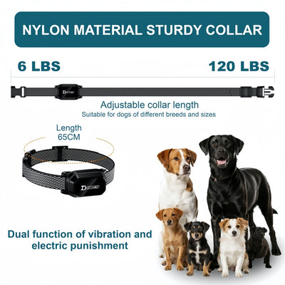 Collier Anti-Aboiement Auto 3300ft Gros Chien