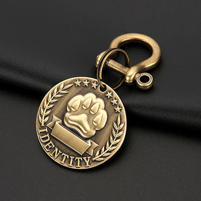 Médaille Adresse Personnalisée Gravée pour Chien
