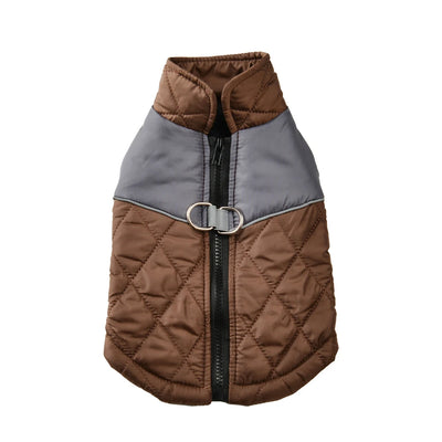 Manteau Matelassé Zippé Réfléchissant Grande Taille Chien