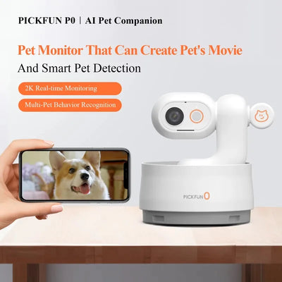 Caméra pour Chien Wi-Fi Motorisée avec Micro Vision Nocturne