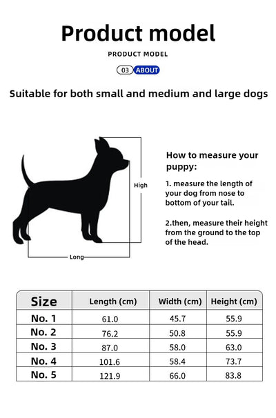 Caisse de Transport Chien Aluminium Pliable 61 à 143 cm