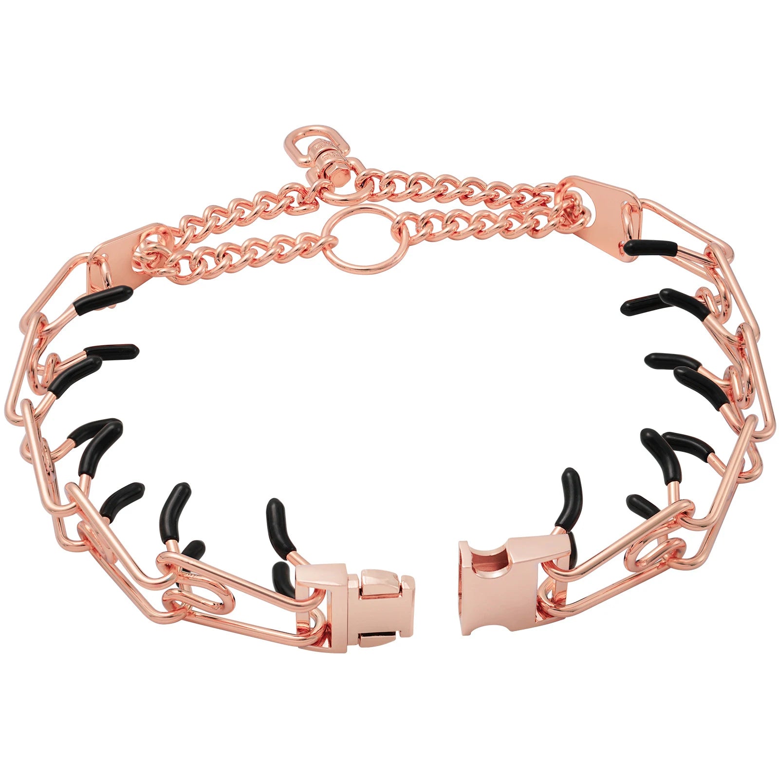 Collier Anti-Traction à Picots Acier Inoxydable Chien Tireur