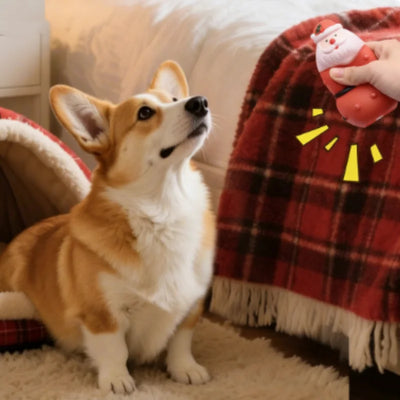 Jouet à Mâcher Souple de Noël pour Chien