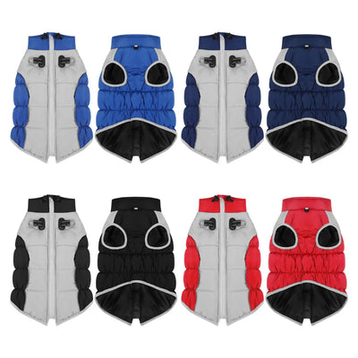 Doudoune Imperméable Réfléchissante Chien Anneau D