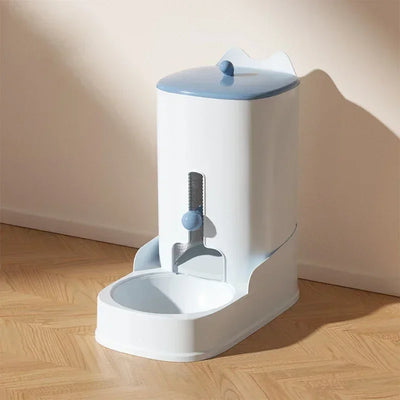 Distributeur Eau et Croquettes Chien Gravité Petit Chien 4,4 L