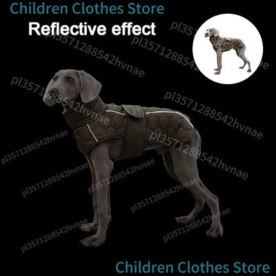 Manteau Épais Réfléchissant Doublé Polaire Lévrier Whippet