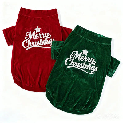 Sweat-Shirt de Noël Velours pour Chien