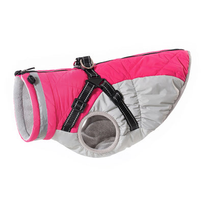 Manteau d'Hiver Chien Harnais Intégré Toutes Tailles
