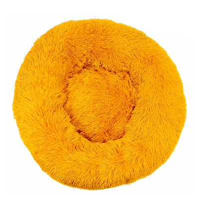 Panier Rond Donut Fibre Longue pour Chien 40 à 110 cm