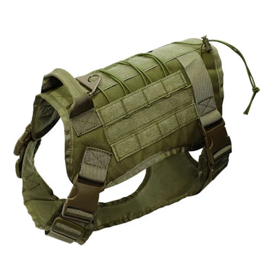 Harnais Tactique Nylon Molle Grand Chien et Accessoires Assortis