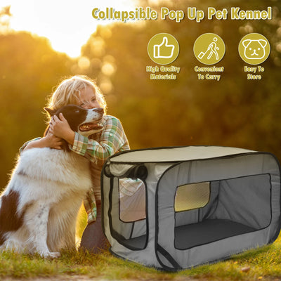 Caisse Pliable de Transport pour Chien Pop-Up 93 cm