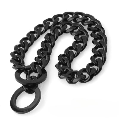 Collier Chaîne Gourmette Dorée Bouledogue Pitbull 25 à 76 cm