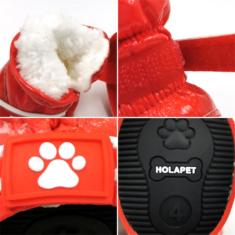 Bottes Neige Imperméables Polaires Gros Chien