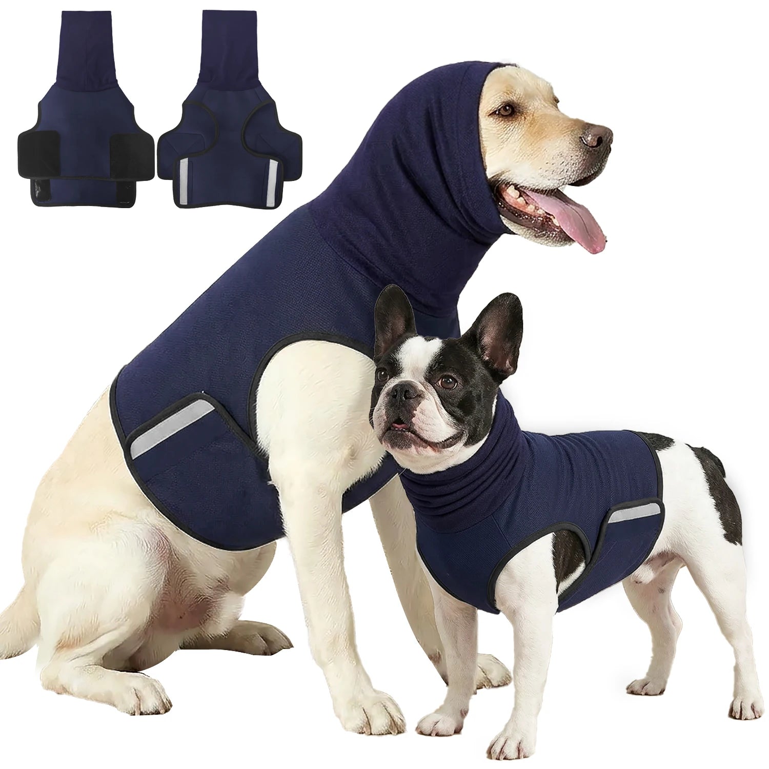 Manteau Polaire Chaud à Capuche Grand Chien