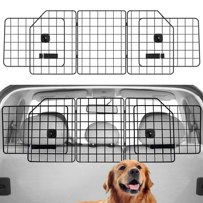 Grille de Séparation Voiture pour Chien, Réglable 91-154 cm